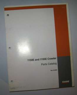 Case 1150E 1155E Crawler Tractor Parts Catalog manual  