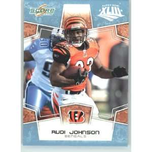 Edition Super Bowl XLIII GLOSSY # 62 Rudi Johnson   Cincinnati Bengals 