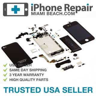 Complete Body Shell for iPhone 4 Black   No Logic Board  