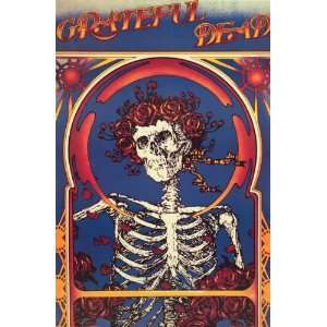 Grateful Dead Skeleton & Roses 22x33 Poster