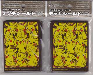   Official Sleeve Pikachu Pikachu Pikachu 2 Packs (64) Pokemon Center