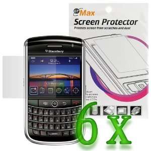 GTMax 6 pc Clear LCD Screen Protector for BlackBerry Tour 9630 / Curve 