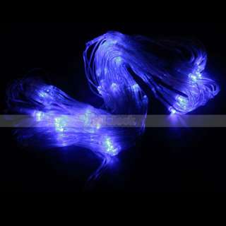 120 LEDs Net Light Mesh Nightlight Festival Deco Blue  