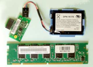 Dell Poweredge 2600 Perc4 Raid Kit Key+battery+ Memory  