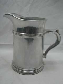   ARMETALE SATIN PEWTER 56OZ WATER BEER TAVERN PITCHER COLUMBIA PA