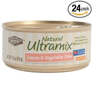Natural Ultramix Salmon and Vegetable Canned Feline Formula, 5.5 Ounce 