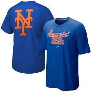 Nike New York Mets Royal Blue Local T shirt (Large)  