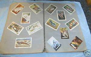 AA. ABOUT 155 CARDS STUCK IN SCRAP BOOK   1960s  