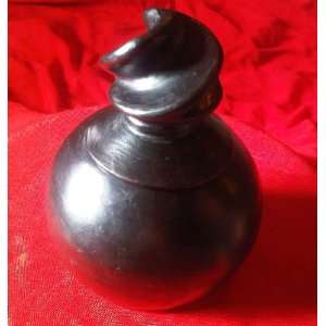 Ghanaian Black Ceramic Pot 