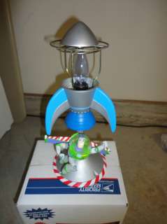 Buzz Lightyear Light Year Rocket Lamp Night Light Pixar Disney  