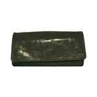   Leathers Mimi in Memphis Roxie Large Flap Over Wallet   Color Forest