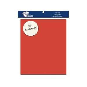 Paper Accents Envelope 4.25x 5.5 Dusty Red 25pc Pet 