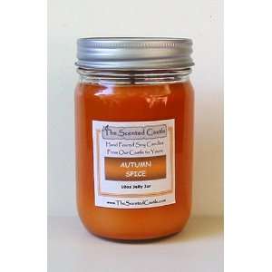  Autumn Spice Scented Soy Candle Jelly Jar 