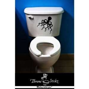 Octopus   Funny sticker for your toilet   vinyl decal   Throne Stickz