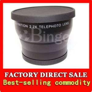 72mm TELEPHOTO 2.2X LENS w/BAG FOR SONY HDR FX1 NEW  