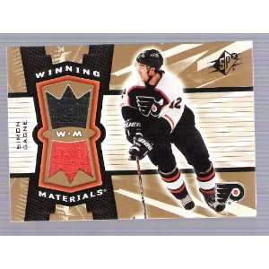   Winning Materials   Simon Gagne   Dual Game Used Card 