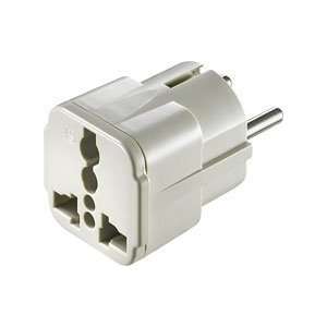  Grounded Adapter Plug for Continental Europe DX TPLUGE Electronics