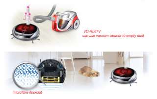 2011 Samsung Robotic Vacuum Cleaner Navibot Tango VC RL87VR Red