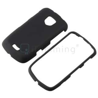   Coated Hard Skin Case Cover Black Red For Samsung Droid Charge Phone