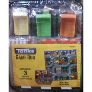  Tonka Game Rug with 3 Vehicles 40 X 40 Toys & Games