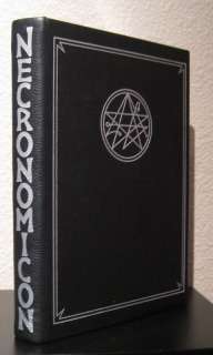 Necronomicon DX Signed Leather Occult Grimoire Simon  