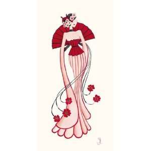  Geisha I   Poster by Yvette Jordan (11.75 x 23.5)