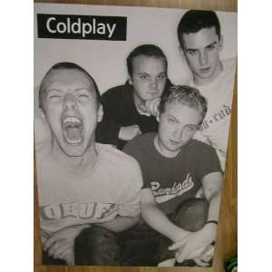 Coldplay (Group, B&W, Original) Music Poster Print   24 X 36  