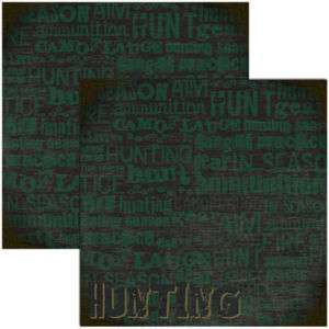 Hunting 12X12 2 Sided Scrapbook Paper, REMRSS052  