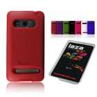 Laza Sprint HTC Evo 4G Extended Battery Silicone Case Red