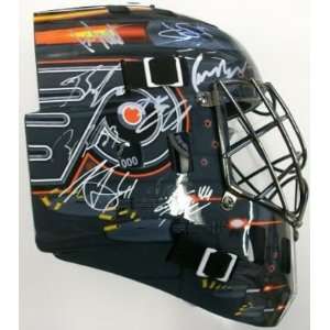  2011 Philadelphia Flyers Team Signed Mask Richards Sports 