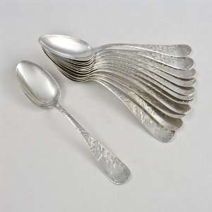  Lily by Towle, Sterling Teaspoons, Set of 12, Monogram C 