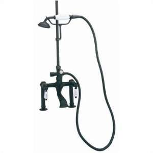 with Hand Shower and Hot & Cold Porcelain Lever Handles for Shower 