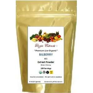 Virgin Extracts (TM) Pure Premium Organic Freeze Dried Bilberry 41 