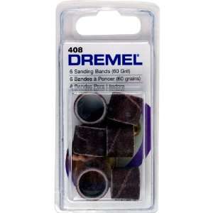   Quality Dremel 408 60 grit 1/2 Sander Bands, 6 Pack 