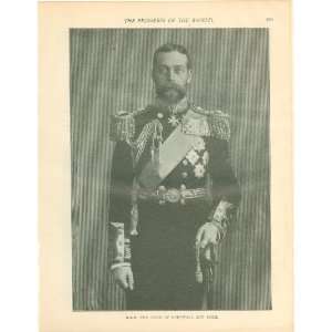  1901 Print Duke of Cornwall & York 