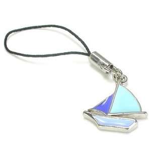  Blue/Blues Sail Boat Cell Phone Charms  