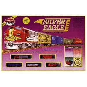  Model Power N Scale Silver Eagle Train Set Toys & Games