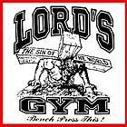 LORDS GYM Workout Fitness Barbell Bodybuilding T SHIRT  