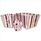 Trend Lab Max Fabric Storage Bins in Stripes (6 Pieces)