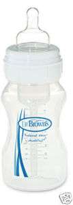 NEW DR BROWNS 8 OZ WIDE NECK BOTTLE BPA FREE #455  