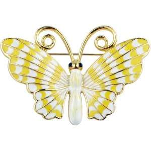   Enamel Wing Butterfly Austrian Crystal Insect Pin Brooch Jewelry