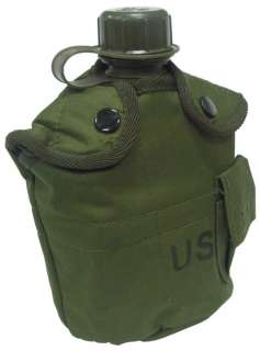 US ARMY USMC OD 1 Qt Hydration Canteen bottle+METAL CUP  