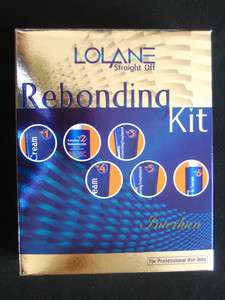 LOLANE Straight Off Hair Rebonding Straightening Cream Kit  