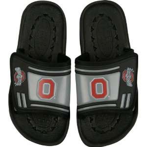    Ohio State Buckeyes Black Slide Logo Sandals