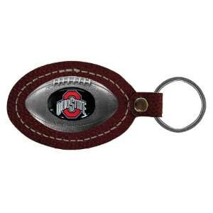  Ohio State Leather Football Key Tag