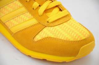 Adidas Originals Womens ZX 300 Yellow Suede Sneakers Trainers 5 5.5 