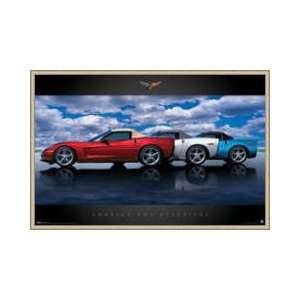  Corvette America Framed Poster