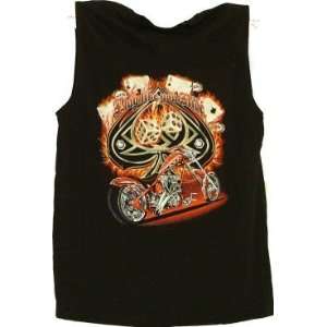  FLAMES,DICE,SPADE TANK TOP XL 