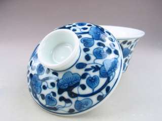 Flshi * Blue & White Porcelain Gaiwan 130ml  