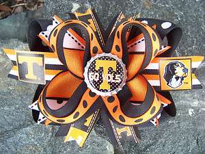 TENNESSEE VOLS CHOOSE IMAGE BOTTLECAP HAIRBOW  